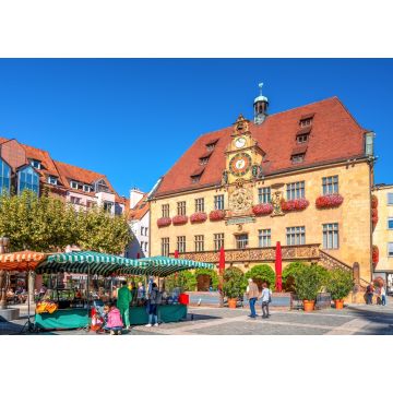 Lais Puzzle - Rathaus und Markt, Heilbronn, Baden-Württemberg, Deutschland - 1.000 Teile