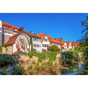 Lais Puzzle - Fluss Wetter, Bietigheim Bissingen, Baden-Württemberg, Deutschland - 1.000 Teile