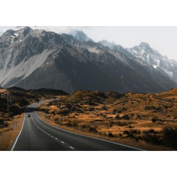 Lais Puzzle - Schöner Blick auf eine Straße, die zum Mount Cook, Neuseeland, führt Banner - 1.000 Teile
