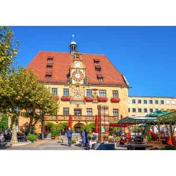 Lais Puzzle - Rathaus und Markt, Heilbronn, Baden-Württemberg, Deutschland - 1.000 Teile