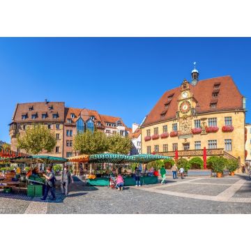 Lais Puzzle - Rathaus und Markt, Heilbronn, Baden-Württemberg, Deutschland - 1.000 Teile