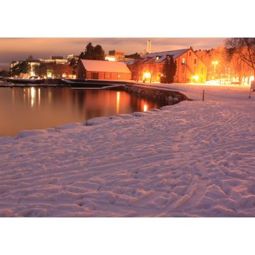 Lais Puzzle - Lichtreflexion im Wasser in der Abenddämmerung - Bærum - 1.000 Teile