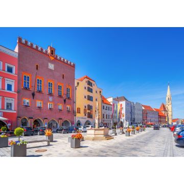 Lais Puzzle - Rathaus, Altstadt, Neuötting, Bayern, Deutschland - 1.000 Teile