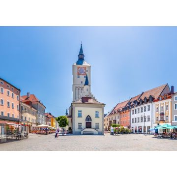 Lais Puzzle - Kirche, Luitpoldplatz, Deggendorf, Bayern, Deutschland - 1.000 Teile