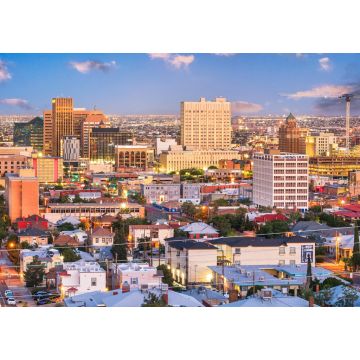 Lais Puzzle - El Paso, Texas, USA: Stadtsilhouette - 1.000 Teile
