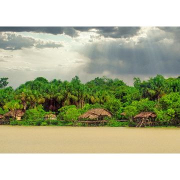 Lais Puzzle - Strohhütten am Ufer des Orinoco-Flusses, Delta, Staat Amacuro, Venezuela - 1.000 Teile