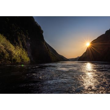 Lais Puzzle - Sonnenuntergang am Hylsfjord, Rogaland, Suldal Norwegen - 1.000 Teile