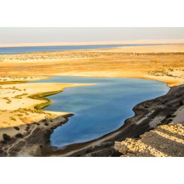 Lais Puzzle - Wunderschönes Panorama des Wadi El Rayan Lower Lake - Magischer See Wüste, Nationalpark, Fayyum Oase, Ägypten - 1.000 Teile