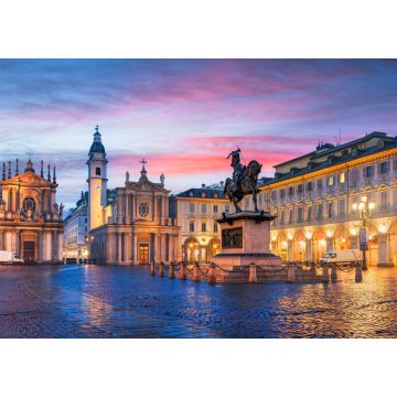 Lais Puzzle - Turin, Italien an der Piazza San Carlo - 1.000 Teile