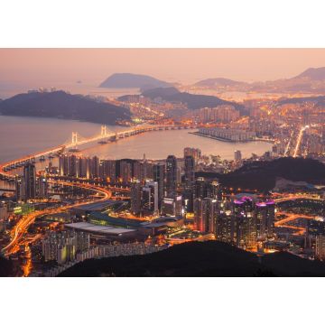 Lais Puzzle - Skyline von Busan, Südkorea - 1.000 Teile