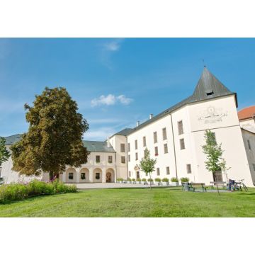 Lais Puzzle - Vyskov Castle,Vyškov Stadt in der südmährischen Region der Tschechischen Republik,Europa,historischer Stadtkern ist gut erhalten und ist als städtisches Denkmal Zone geschützt,Panorama Stadtbild Blick auf die Burg - 1.000 Teile