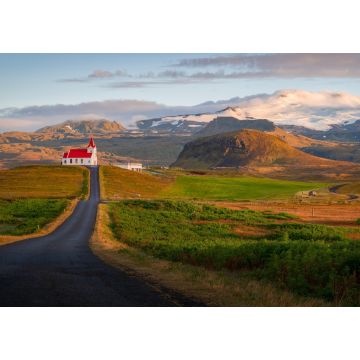 Lais Puzzle - Ingjaldshólskirkja am Horizont irgendwo auf der Halbinsel Snaefellsnes, Vesturland, Island - 1.000 Teile