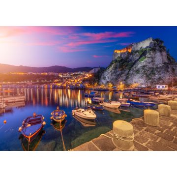 Lais Puzzle - Scilla, Italien Stadtbild in Reggio Calabria im Hafen bei Sonnenaufgang - 1.000 Teile