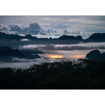 Lais Puzzle - Nächtlicher Seenebel am Doi Tapung Chumphon Thailand - 1.000 Teile