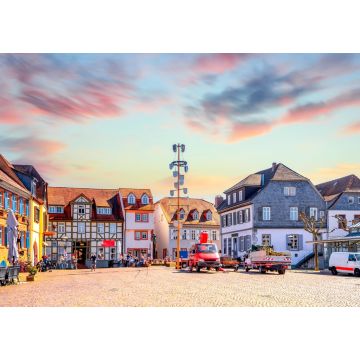 Lais Puzzle - Marktplatz, Dieburg, Hessen, Deutschland - 1.000 Teile