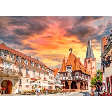 Lais Puzzle - Rathaus, Altstadt, Michelstadt, Hessen, Deutschland - 1.000 Teile