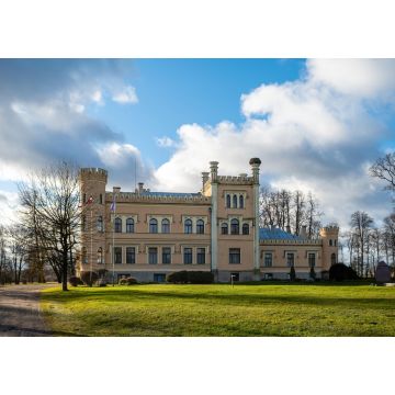 Lais Puzzle - Schloss oder Herrenhaus Garsene, erbaut 1856 im neugotischen Stil. Garsene, Lettland - 1.000 Teile