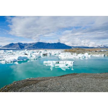 Lais Puzzle - Jökulsarlon-Gletscherlagune und Vatnajokull-Gletscher in Jökulsarlon. Der Vatnajokull ist einer der größten Gletscher in Europa - 1.000 Teile
