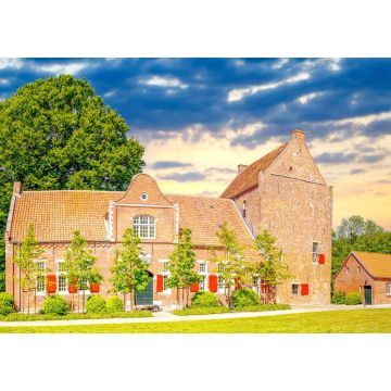 Lais Puzzle - Steinhaus, Bunderhee, Bunde, Ostfriesland, Deutschland - 1.000 Teile