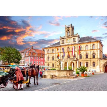 Lais Puzzle - Rathaus, Altstadt, Weimar, Thüringen, Deutschland - 1.000 Teile