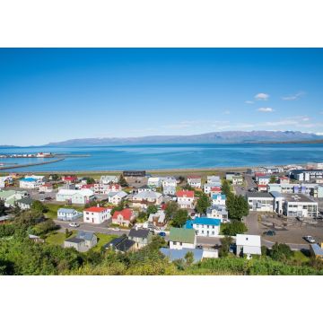 Lais Puzzle - Blick über die Stadt Saudarkrokur in Nordisland - 1.000 Teile