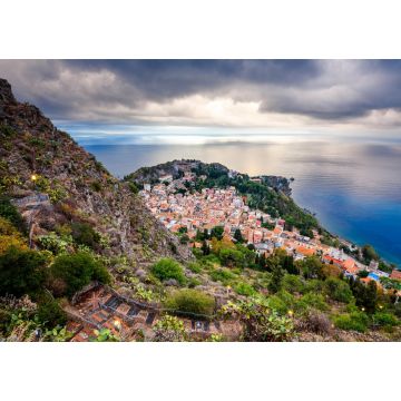 Lais Puzzle - Taormina, Sizilien, Italien in der Abenddämmerung - 1.000 Teile