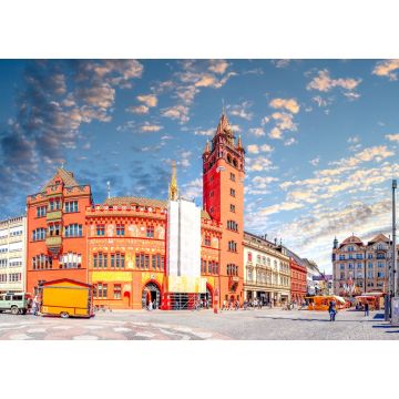 Lais Puzzle - Rathaus, Altstadt, Basel, Schweiz - 1.000 Teile