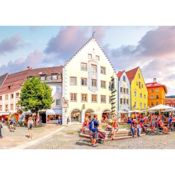 Lais Puzzle - Altstadt, Füssen, Bayern, Deutschland - 1.000 Teile