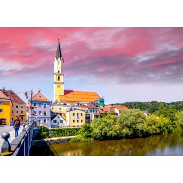 Lais Puzzle - Altstadt, Vilshofen an der Donau, Bayern, Deutschland - 1.000 Teile