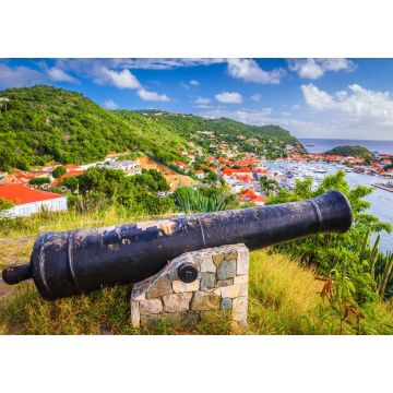 Lais Puzzle - Festungsmauern in Marigot, Saint Martin von Fort Louis in der Karibik - 1.000 Teile