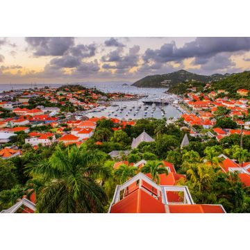 Lais Puzzle - Gustavia, Saint Bart's Skyline und Hafen in der Karibik - 1.000 Teile