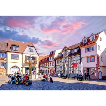 Lais Puzzle - Markt, Altstadt, Dieburg, Deutschland - 1.000 Teile