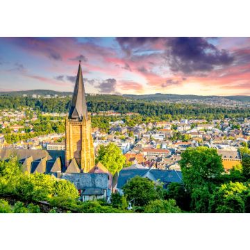 Lais Puzzle - Blick über Marburg an der Lahn, Hessen, Deutschland - 1.000 Teile