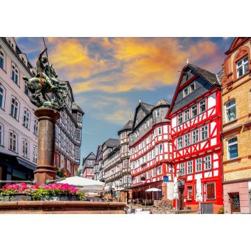 Lais Puzzle - Marktplatz, Marburg an der Lahn, Hessen, Deutschland - 1.000 Teile