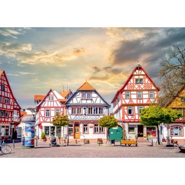 Lais Puzzle - Markt, Seligenstadt, Hessen, Deutschland - 1.000 Teile