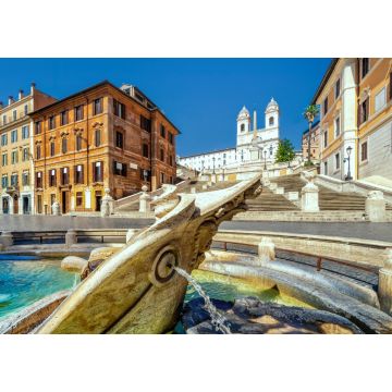 Lais Puzzle - Spanische Treppe in Rom während der Ausgangsbeschränkungen der Pandemie - 1.000 Teile
