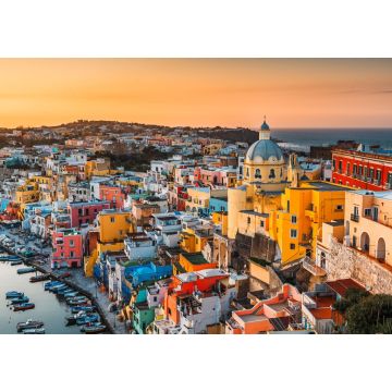 Lais Puzzle - Skyline der Altstadt von Procida, Italien, im Mittelmeer - 1.000 Teile