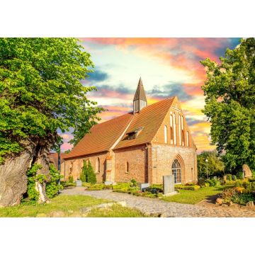 Lais Puzzle - Dorfkirche in Katzow, Mecklenburg Vorpommern, Deutschland - 1.000 Teile