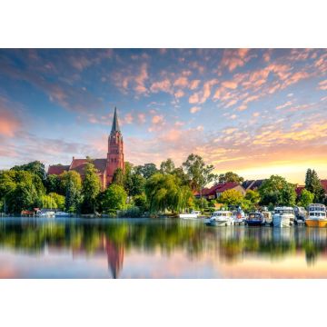 Lais Puzzle - Altstadt und See, Röbel an der Müritz, Deutschland - 1.000 Teile