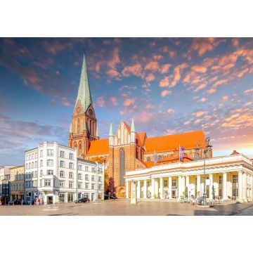 Lais Puzzle - Markt, Schwerin, Mecklenburg Vorpommern, Deutschland - 1.000 Teile