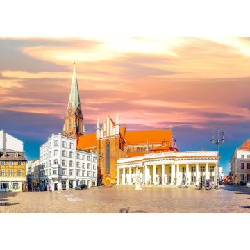 Lais Puzzle - Markt, Schwerin, Mecklenburg Vorpommern, Deutschland - 1.000 Teile