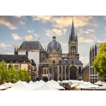 Lais Puzzle - Markttag vor dem Aachener Dom auf dem Katschhof - 1.000 Teile