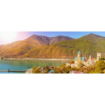 Lais Puzzle - Herbst Ananuri alte Kirchenburg in Georgien - 2.000 Teile