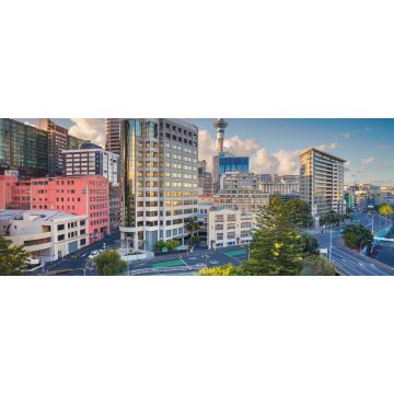 Lais Puzzle - Auckland. Luftaufnahme der Skyline von Auckland, Neuseeland, während eines Sommertages - 2.000 Teile