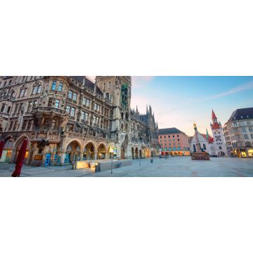 Lais Puzzle - München. Stadtbild des Marienplatzes in München, Deutschland während der blauen Stunde in der Dämmerung - 2.000 Teile
