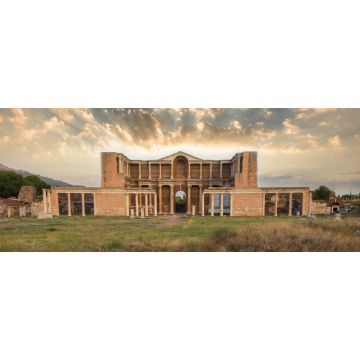 Lais Puzzle - Tempel der Artemis in Sardes Lydia Antike Stadt bei Sonnenuntergang. Salihli Bezirk, Manisa Stadt, Türkei - 2.000 Teile