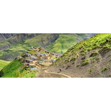 Lais Puzzle - Schöne Berge und Hügel im Norden von Aserbaidschan in der Nähe von Quba im Dorf Khinaluq - 2.000 Teile