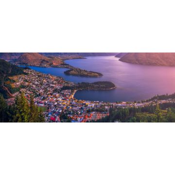 Lais Puzzle - Queenstown Downtown in der Abenddämmerung, Südinsel, Neuseeland - 2.000 Teile