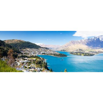 Lais Puzzle - Blick auf Queenstown an einem sonnigen Tag in Neuseeland - 2.000 Teile