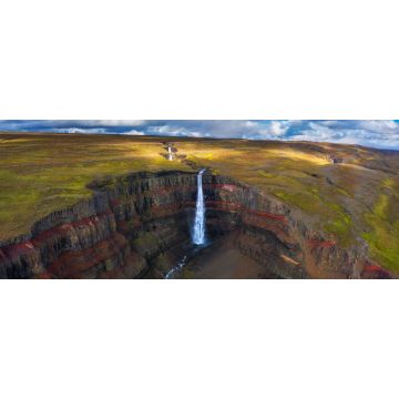 Lais Puzzle - Luftaufnahme des Hengifoss-Wasserfalls in Ostisland - 2.000 Teile